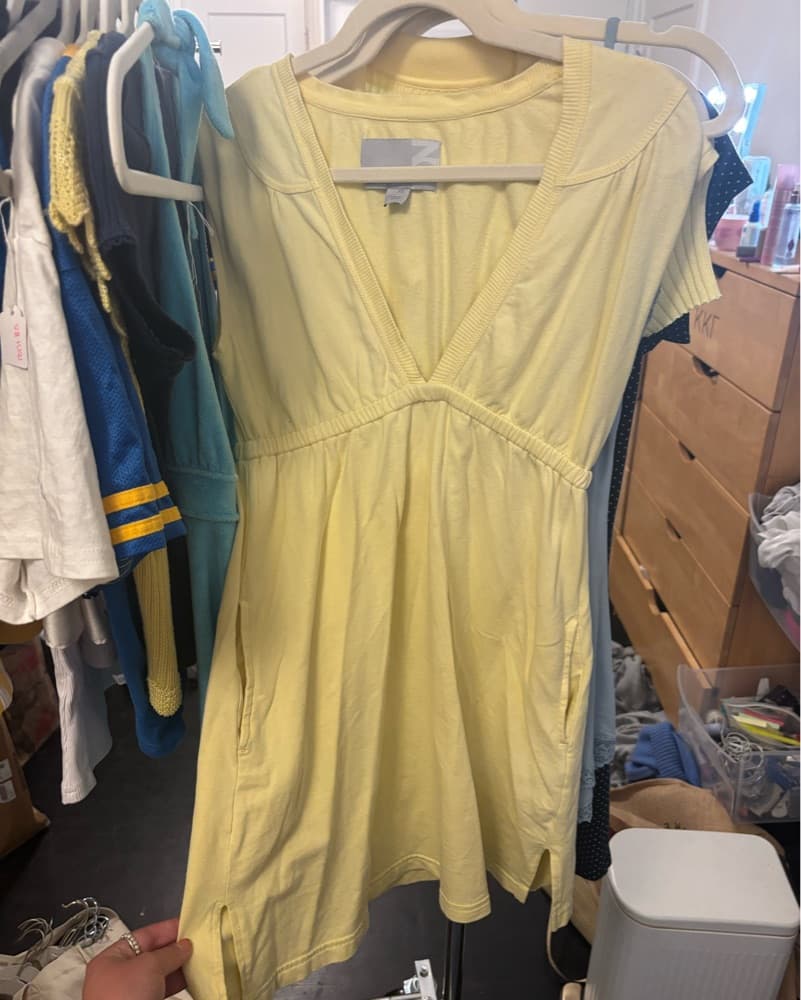Yellow Mini Sundress - Image 1