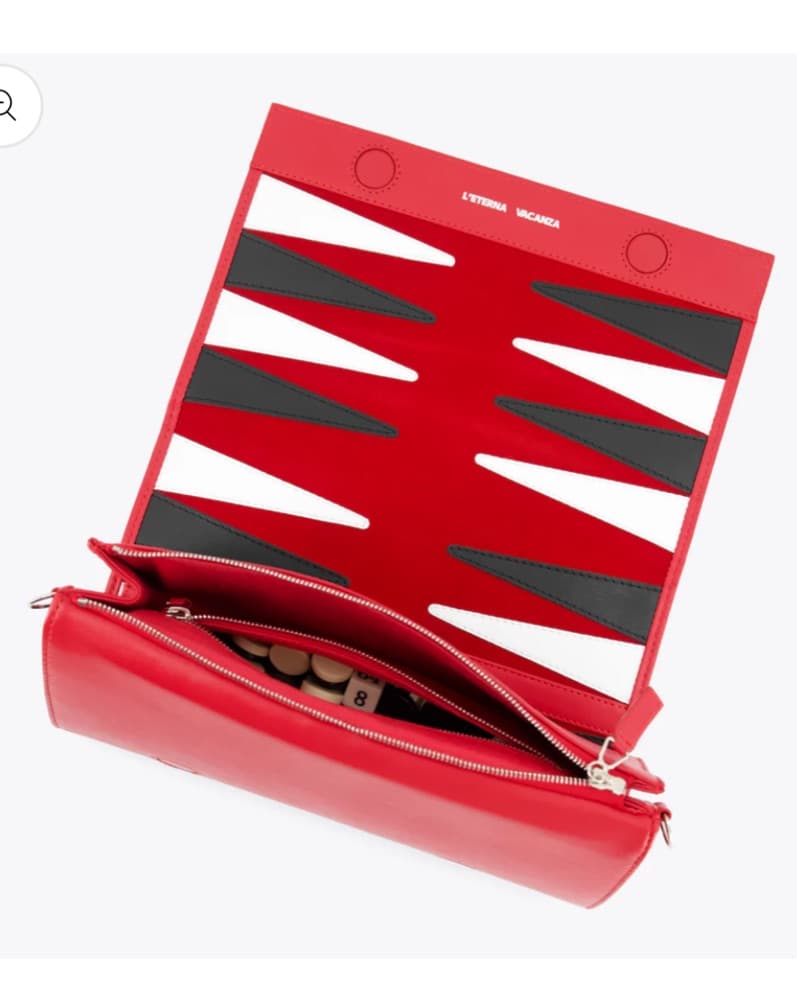 RED BACKGAMMON BAG - Image 4