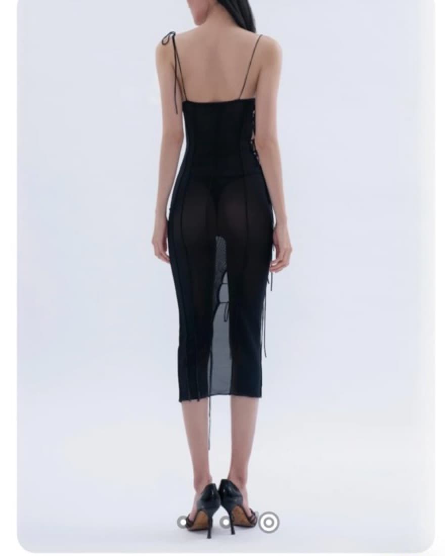 Fanci Club Lace Up Dress - Image 4