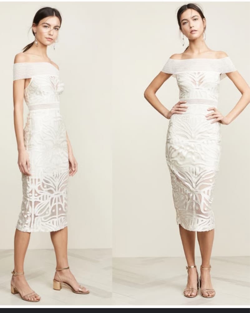 Off-The-Shoulder Midi Dress - Image 3