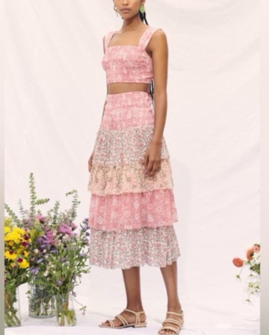 House Of Harlow Pink Floral Set - Image 1