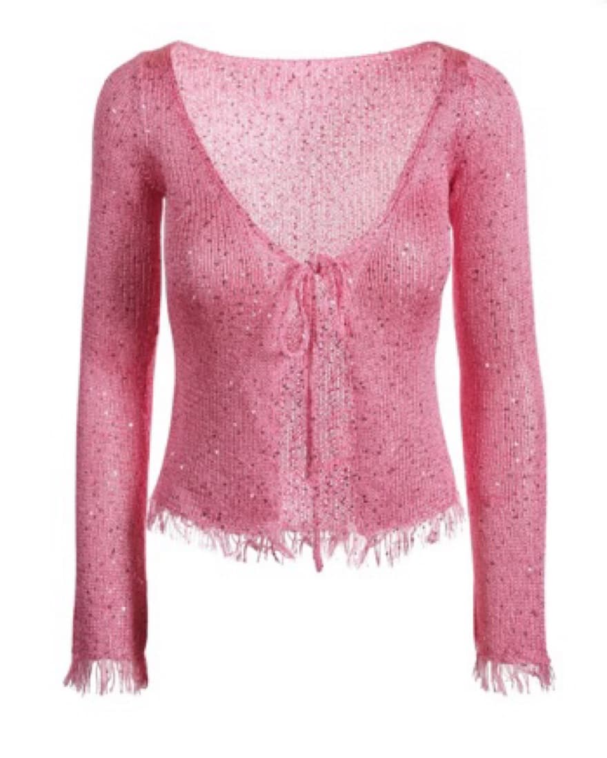 Asta Resort Azalea Sequin Cardigan  - Image 1