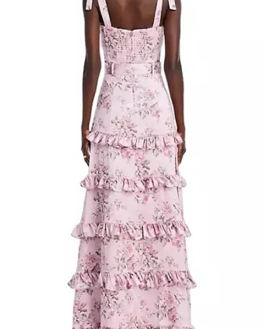 V. Chapman Lisianthus Dress in Lilac - Image 4