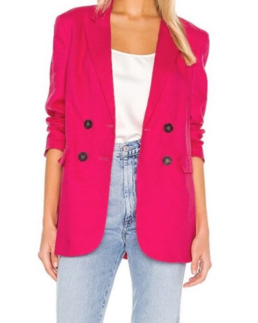Pink Blazer And Shorts Set  - Image 1