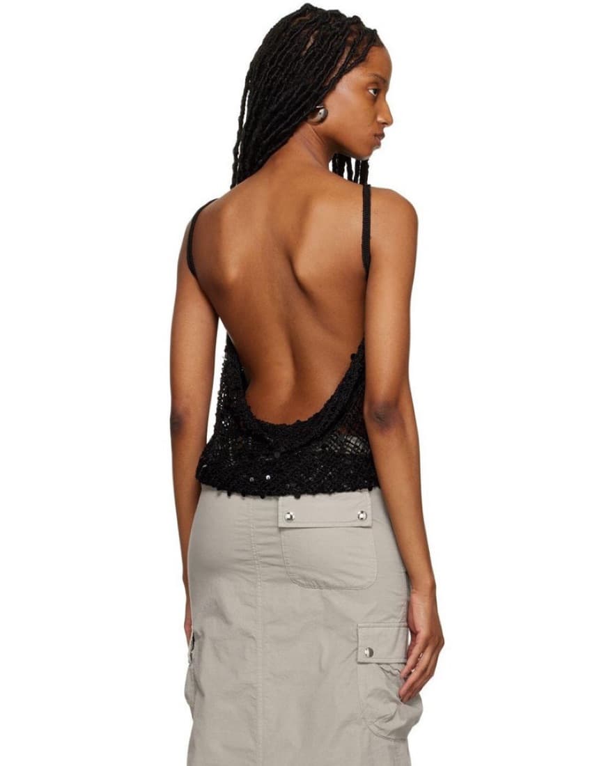 Coperni Sequin Crochet Top - Image 3