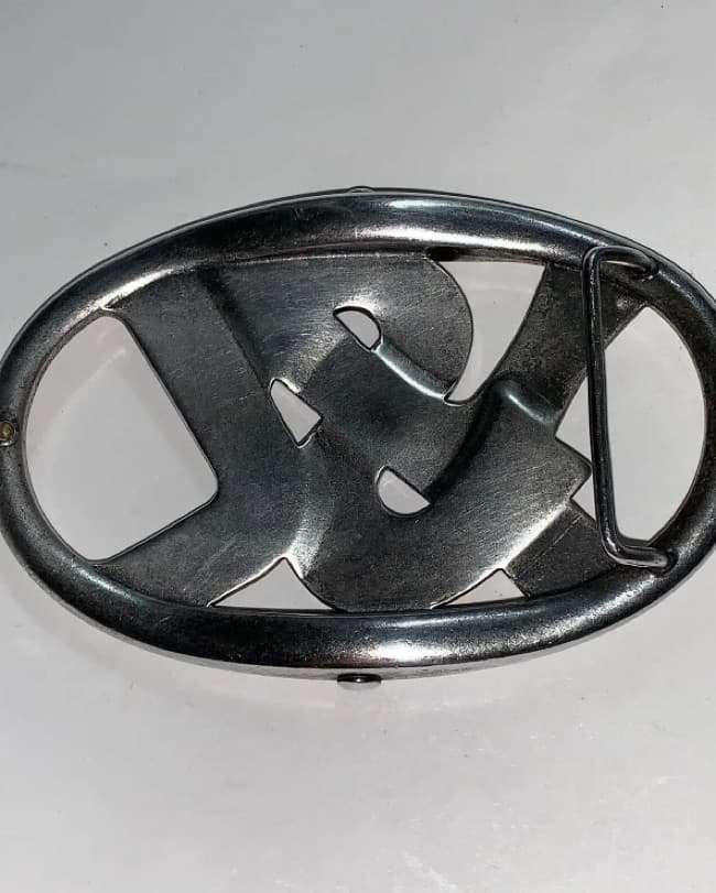 vintage YSL Saint Laurent oval BELT BUCK - Image 3