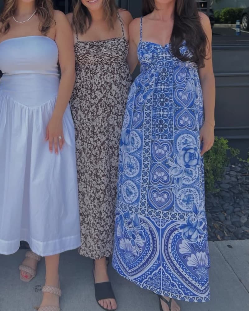 Caroline Constas Blue Maxi Dress - Image 1