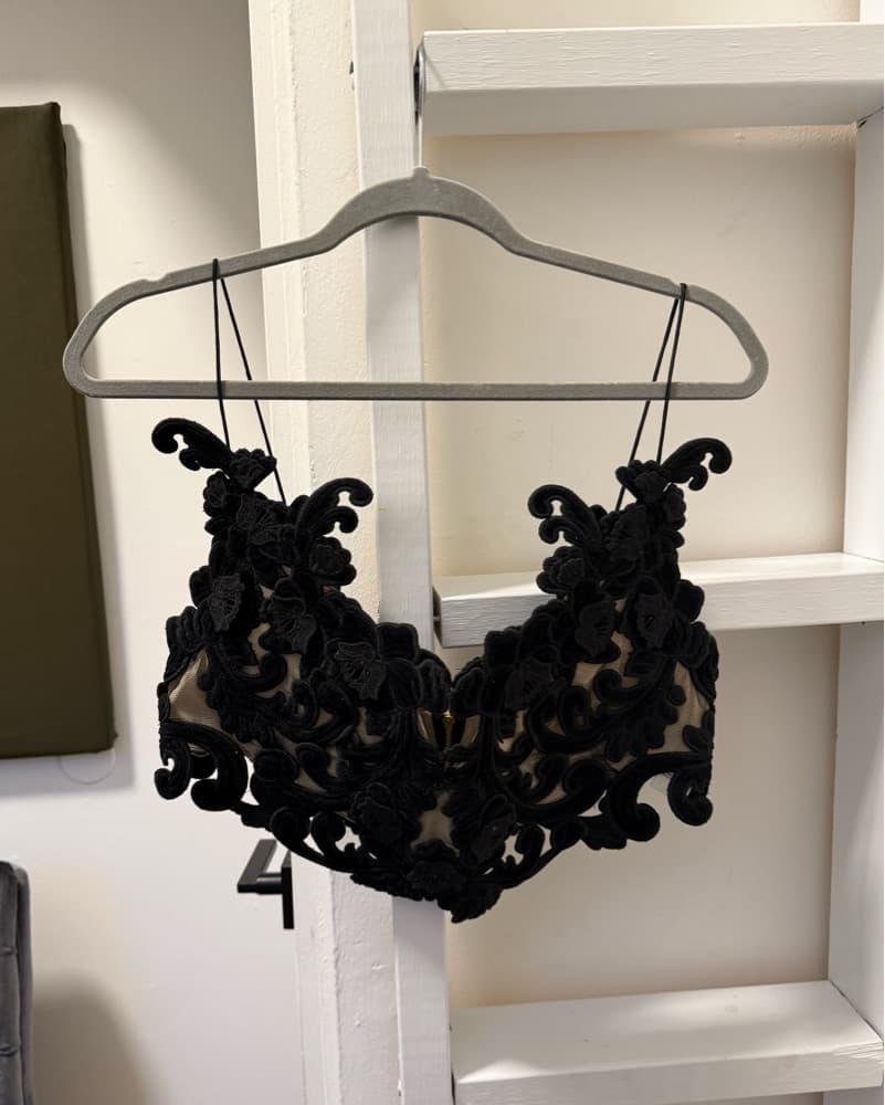 Elegant Lace Trimmed Camisole - Image 3
