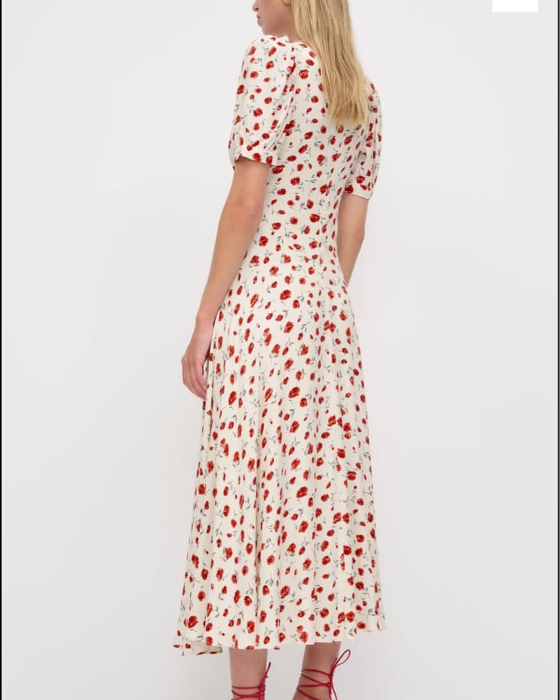 Reformation Naira Cap Sleeve Midi Dress - Image 2