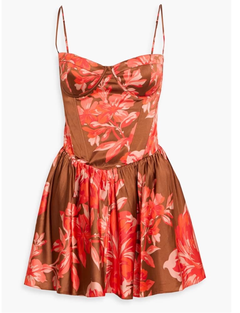 RETROFETE FLORAL RESORT DRESS - Image 1