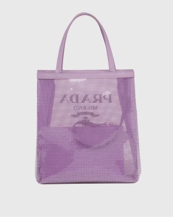 Prada Sequin Tote Bag - Image 3
