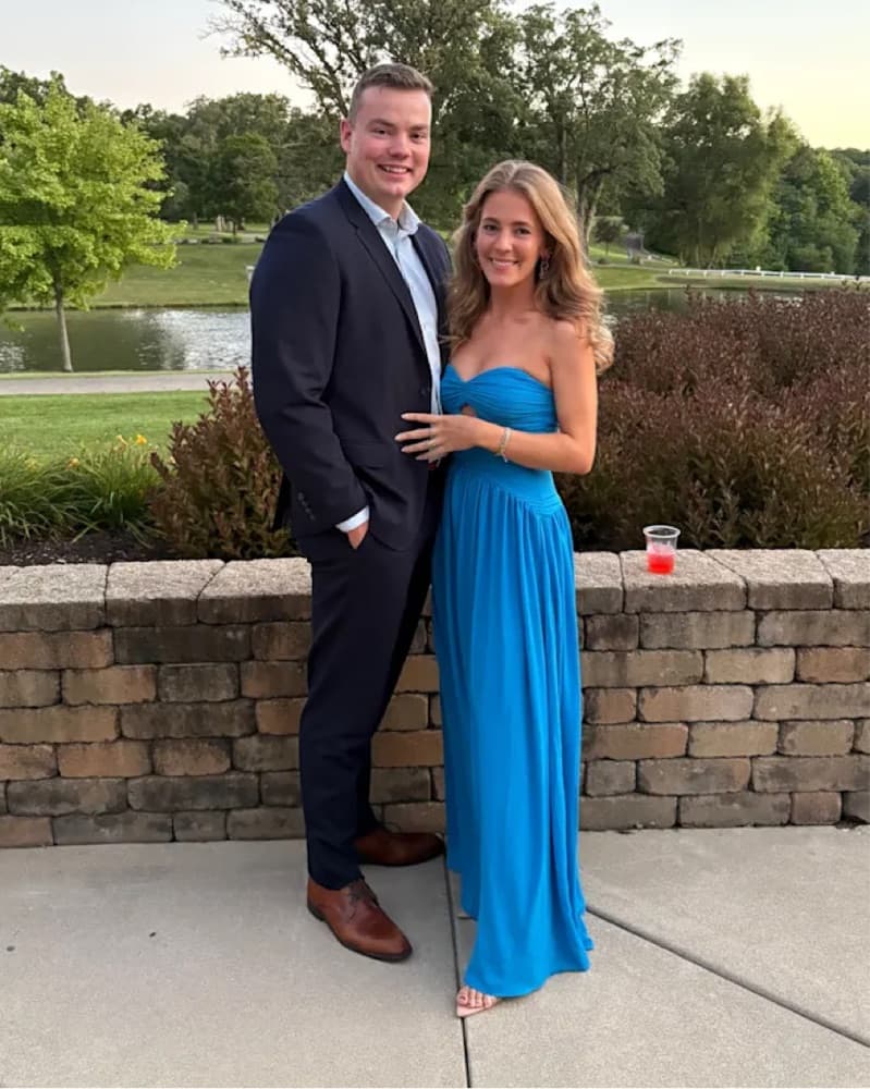 SOLD OUT Blue Formal Dress - Image 3
