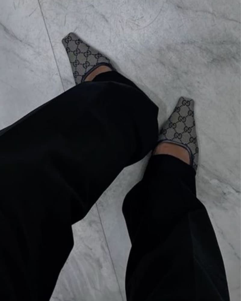 Gucci GG Supreme Monogram Slingback - Image 3