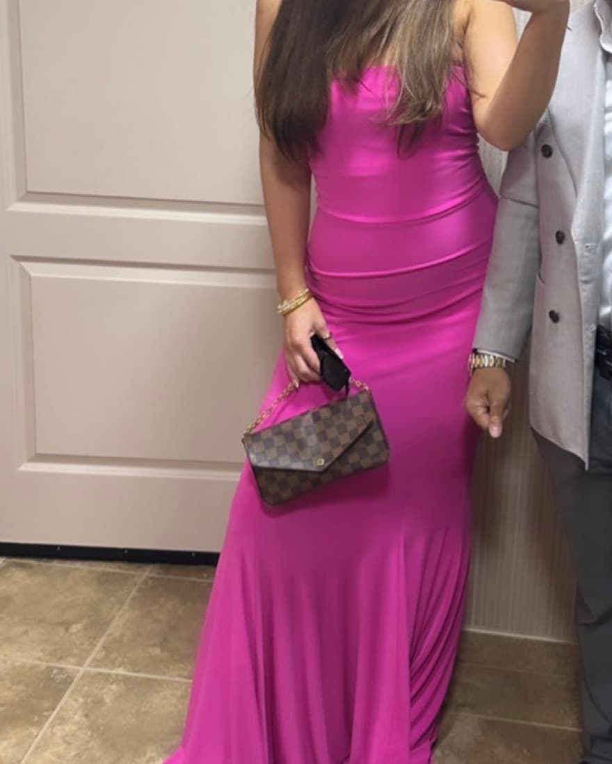 Norma Kamali Pink Gown - Image 2