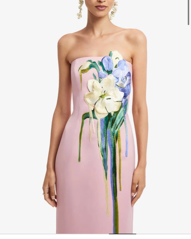 Leo Lin Pink Rayna strapless - Image 2