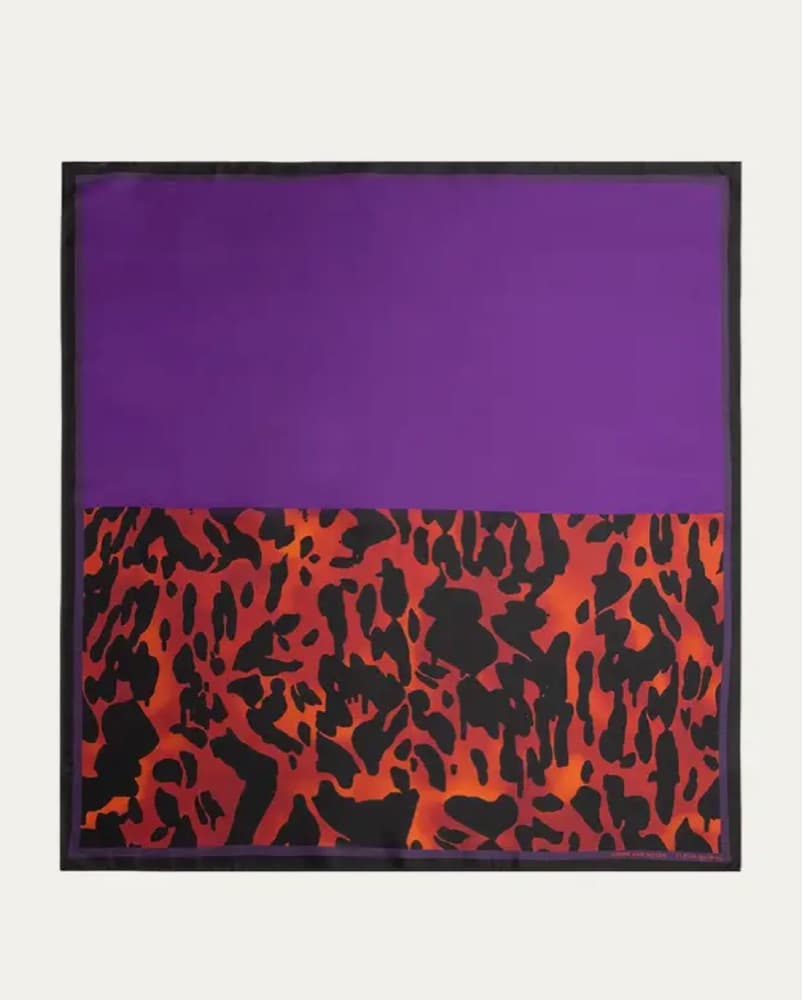 Dries Van Noten Leopard Scarf Top - Image 2