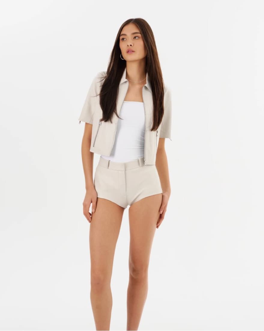 LAMARQUE Annaise Leather Hot Shorts - Image 6