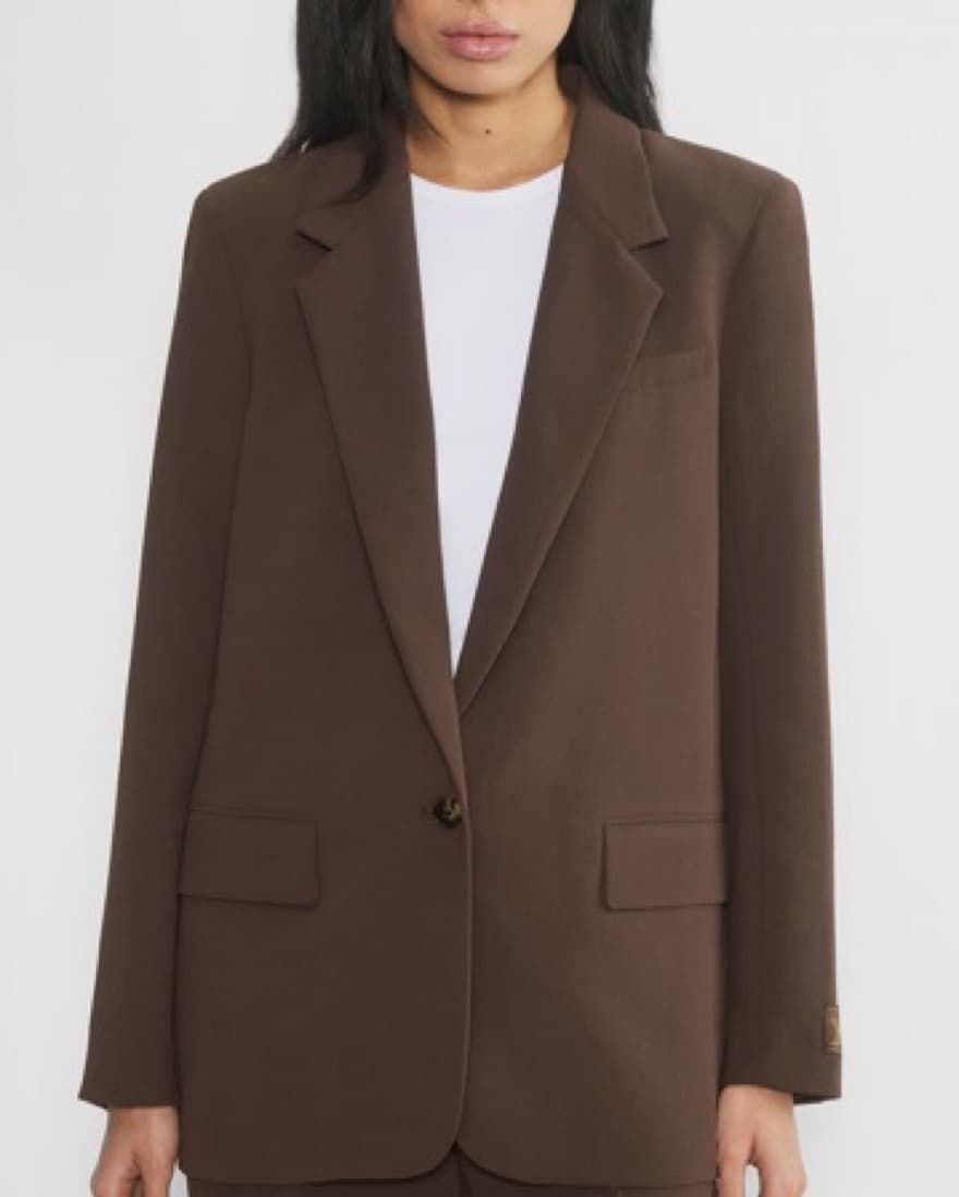 Aritzia Wilfred Blazer -mocha brown - Image 3