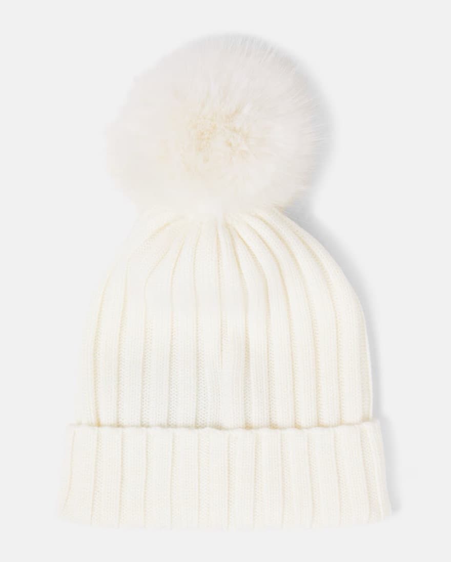 $400 White Moncler Beanie - Image 4