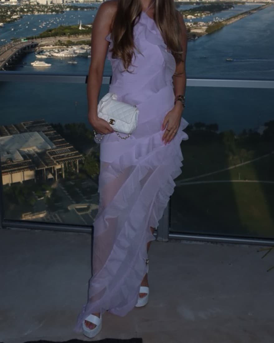 Elliat Gown in Lavender  - Image 5