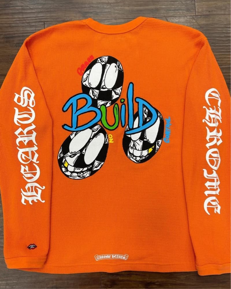 Chrome Hearts Orange Long Sleeve - Image 2