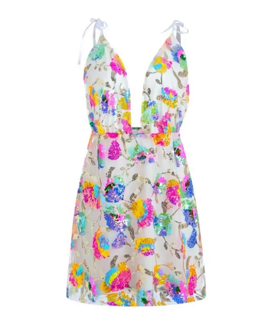 Sequin Mini Dress - Image 3