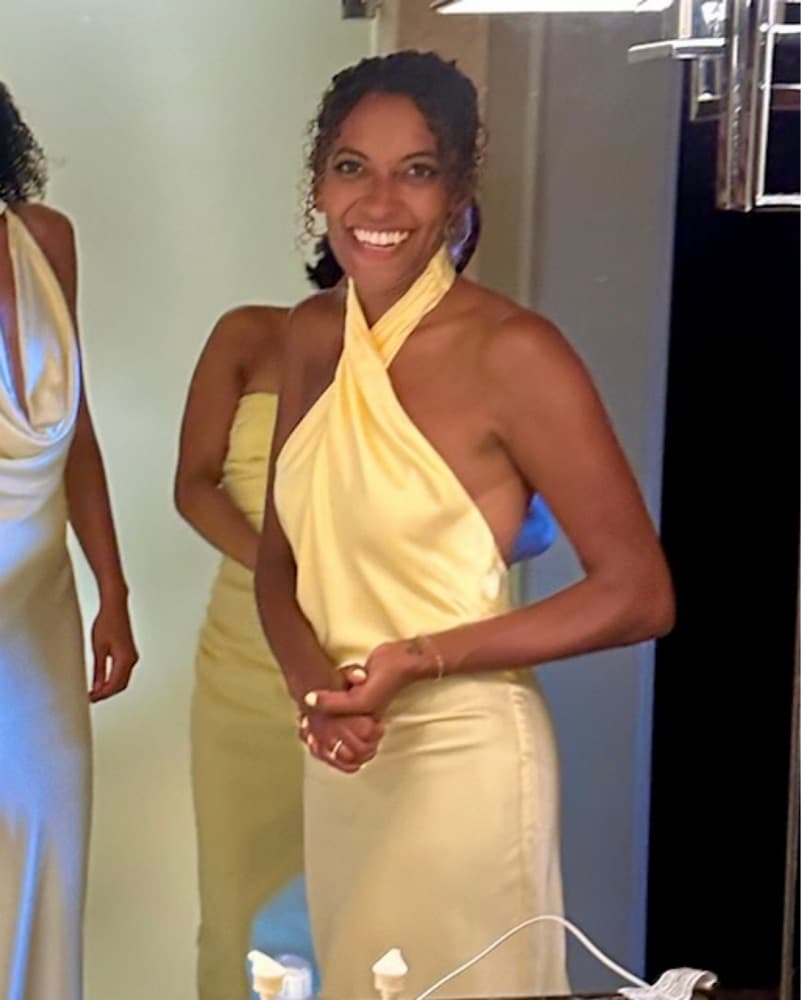 Butter Yellow Jasmine Halter Maxi Dress - Image 4