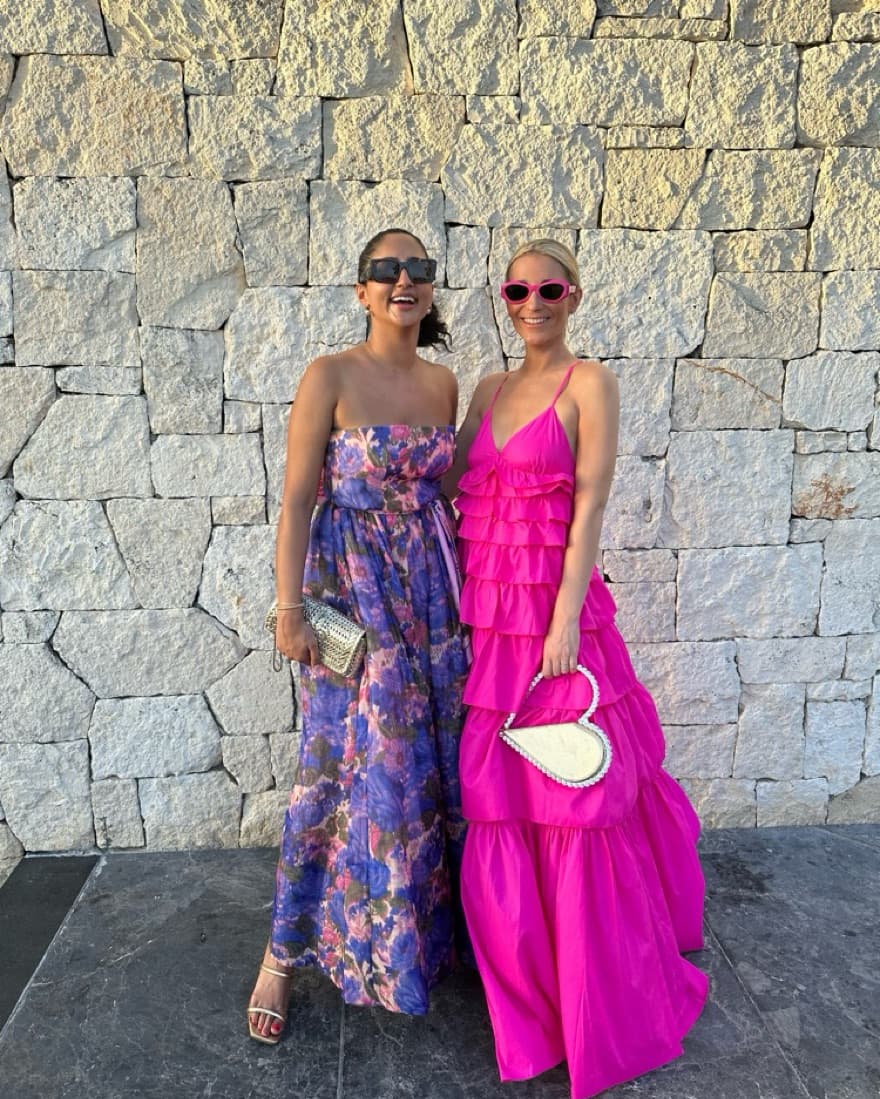 Hot Pink Long Gown - Image 6