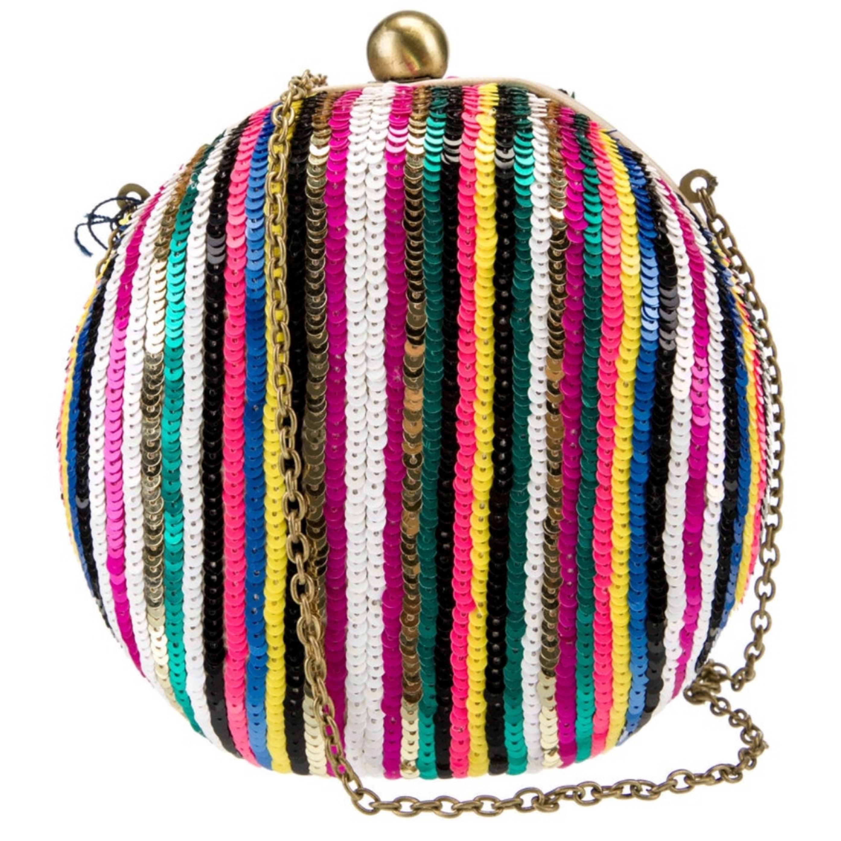 Vintage Santi Sequin Clutch - Image 2