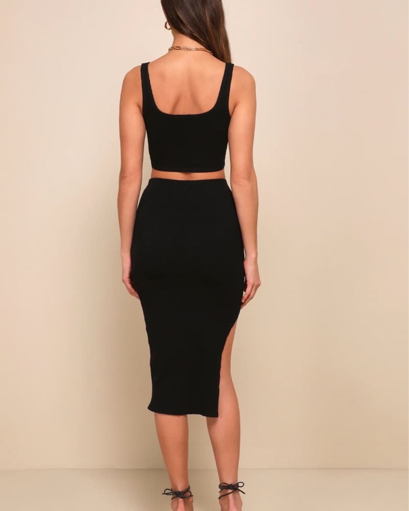 Black Two Piece Set - Image 2
