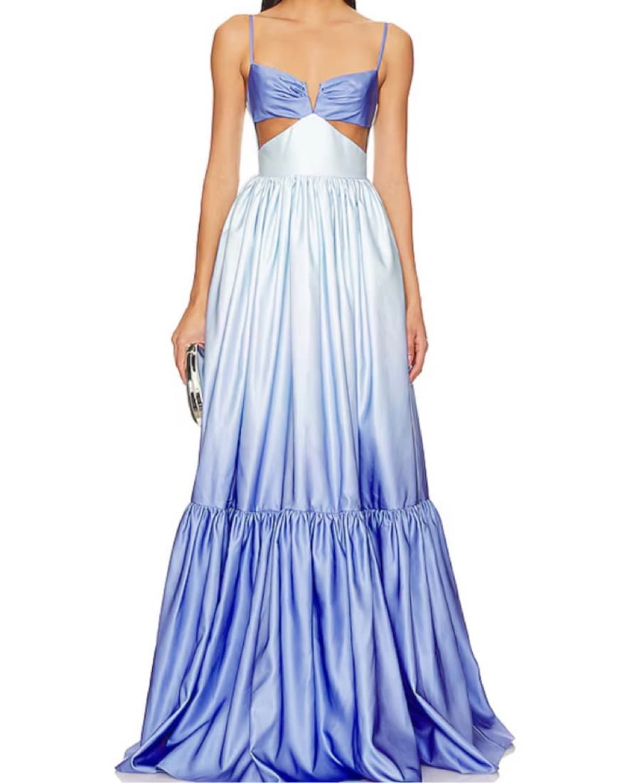 Sunfere Ethel Cut-Out Gradient Dress - Image 1