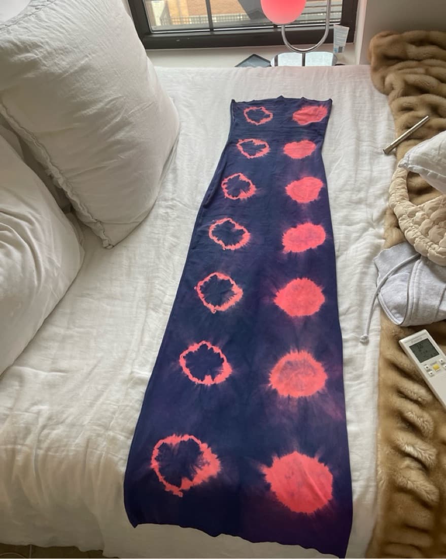 Dana Foley Tie Dye Tube Dress  - Image 2