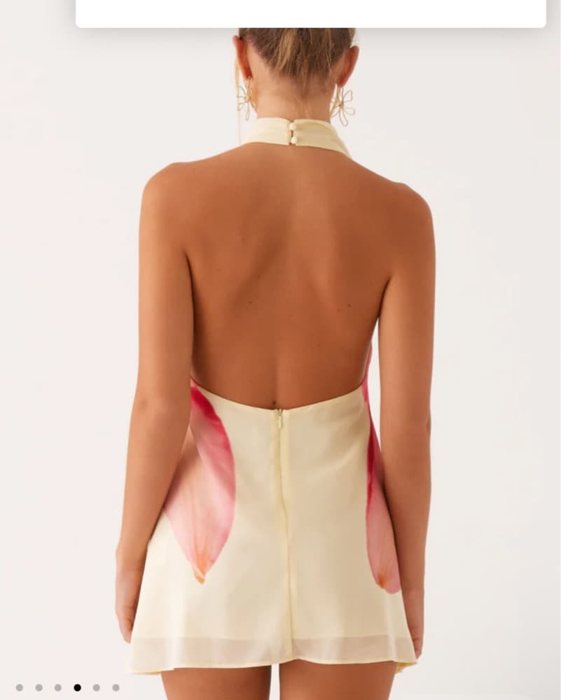 peppermayo zofia yellow floral dress - Image 3