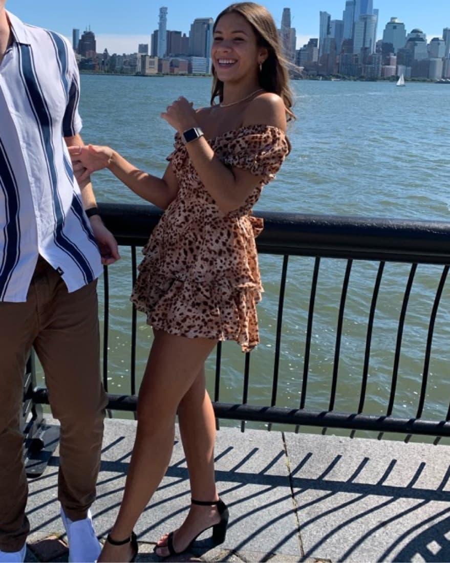 Selfie Leslie Leopard Print Romper - Image 4