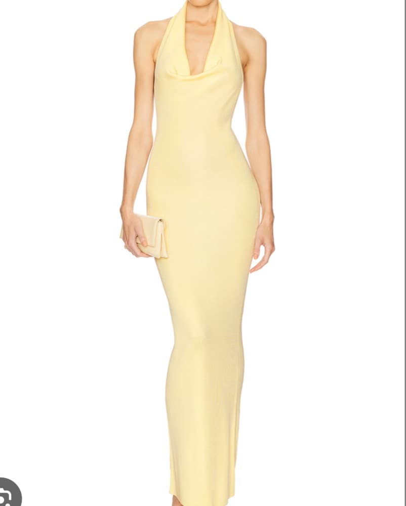 Helsa Aaliyah Dress Yellow - Image 1