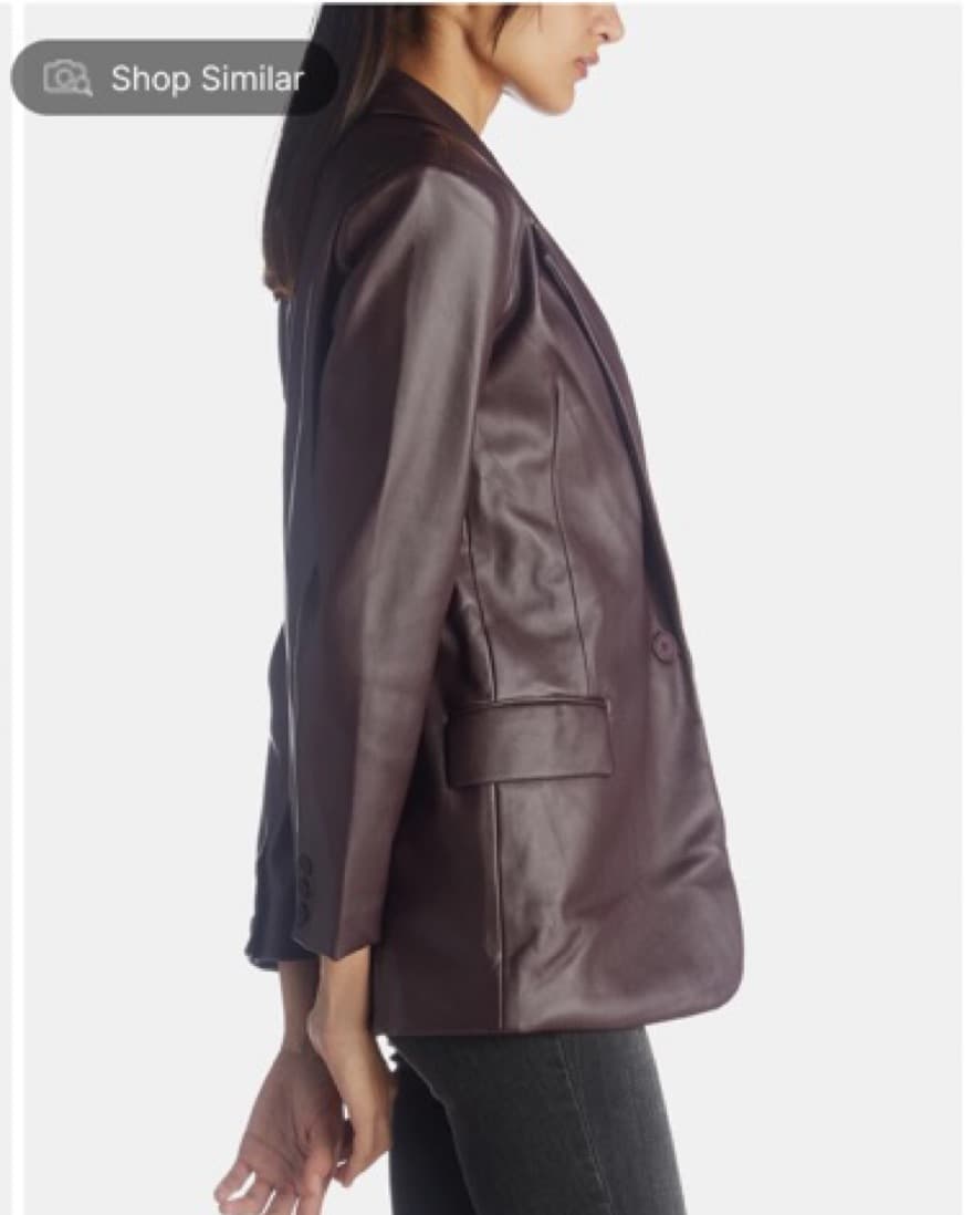 blanknyc one button faux leather jacket  - Image 2