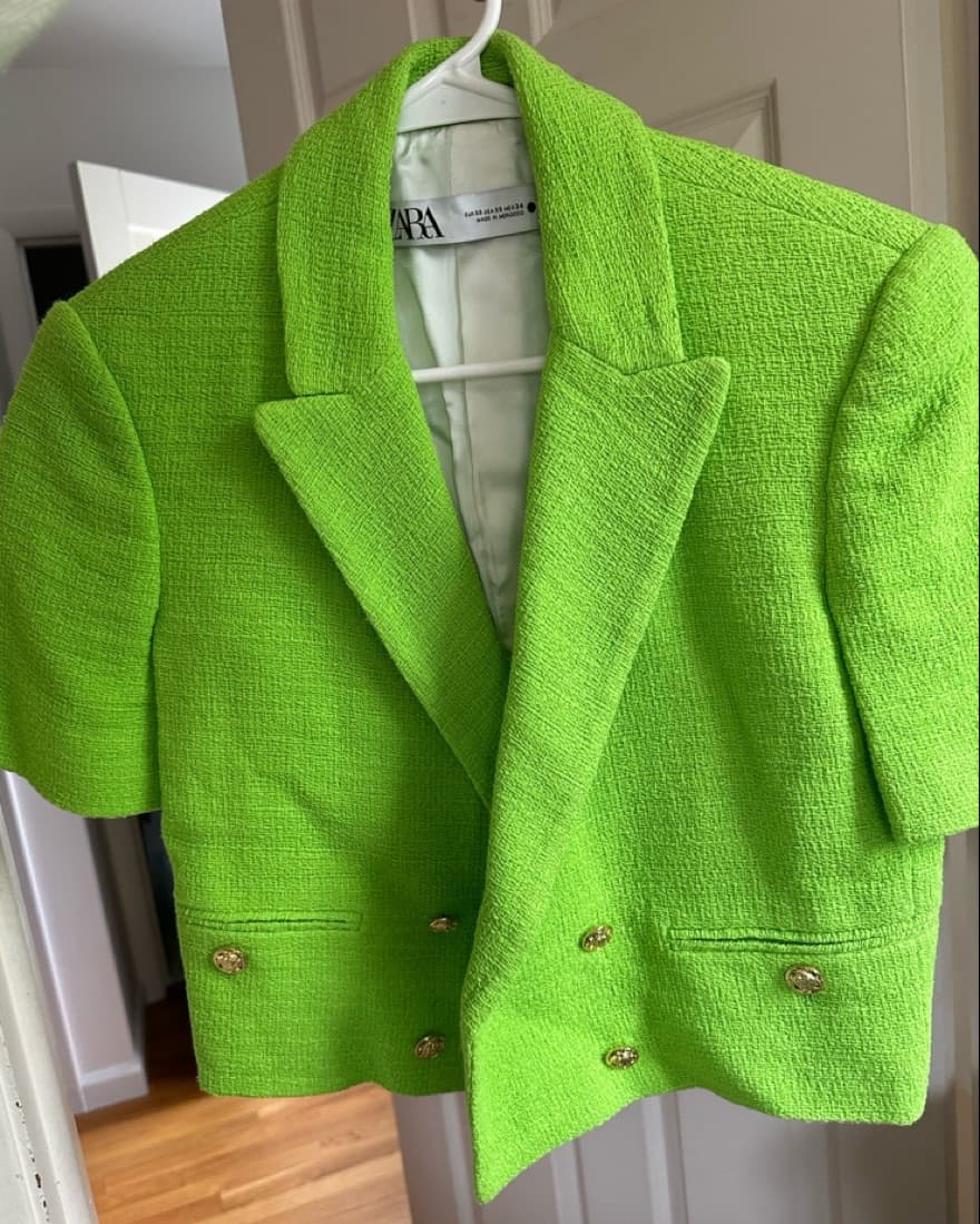 Zara Green Blazer - Image 2