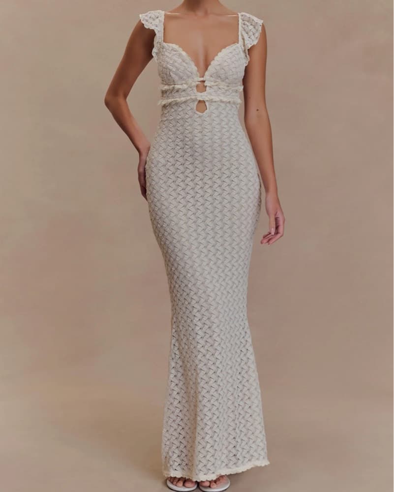 Meshki Ezra Lace Maxi Dress - Image 1