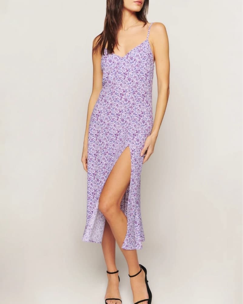 Reformation Cremini Midi Dress Size 4 - Image 1