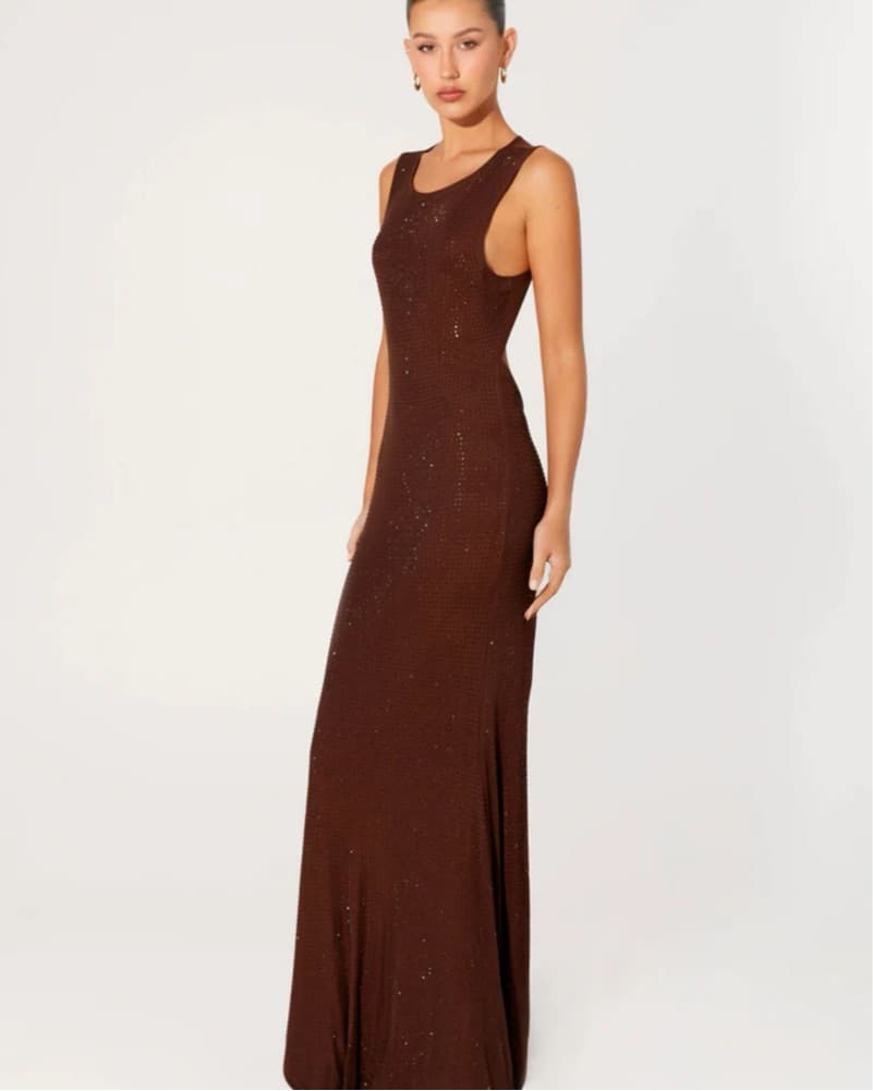 Sequin Maxi Dress - Image 1