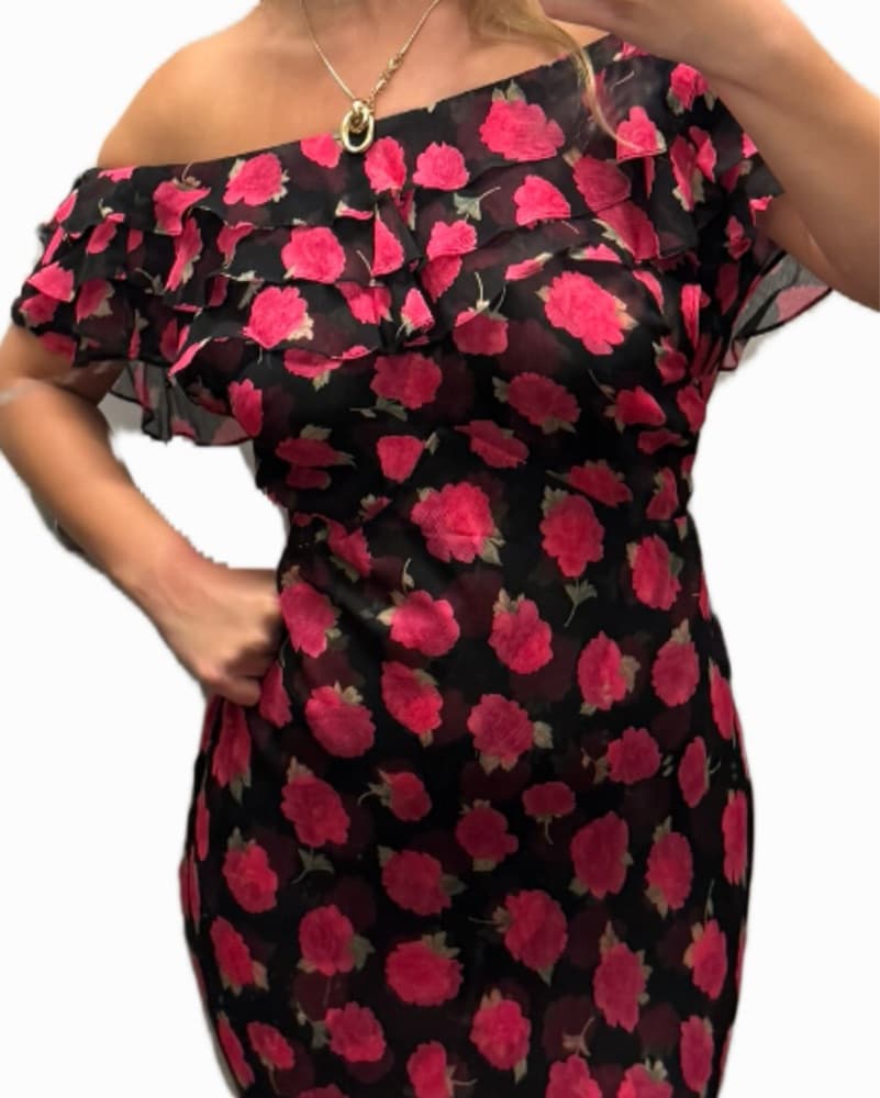 RIXO Rio Dress Vintage Rose - Image 2