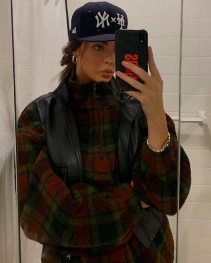 Vintage Plaid Lord & Taylor Fleece - Image 2