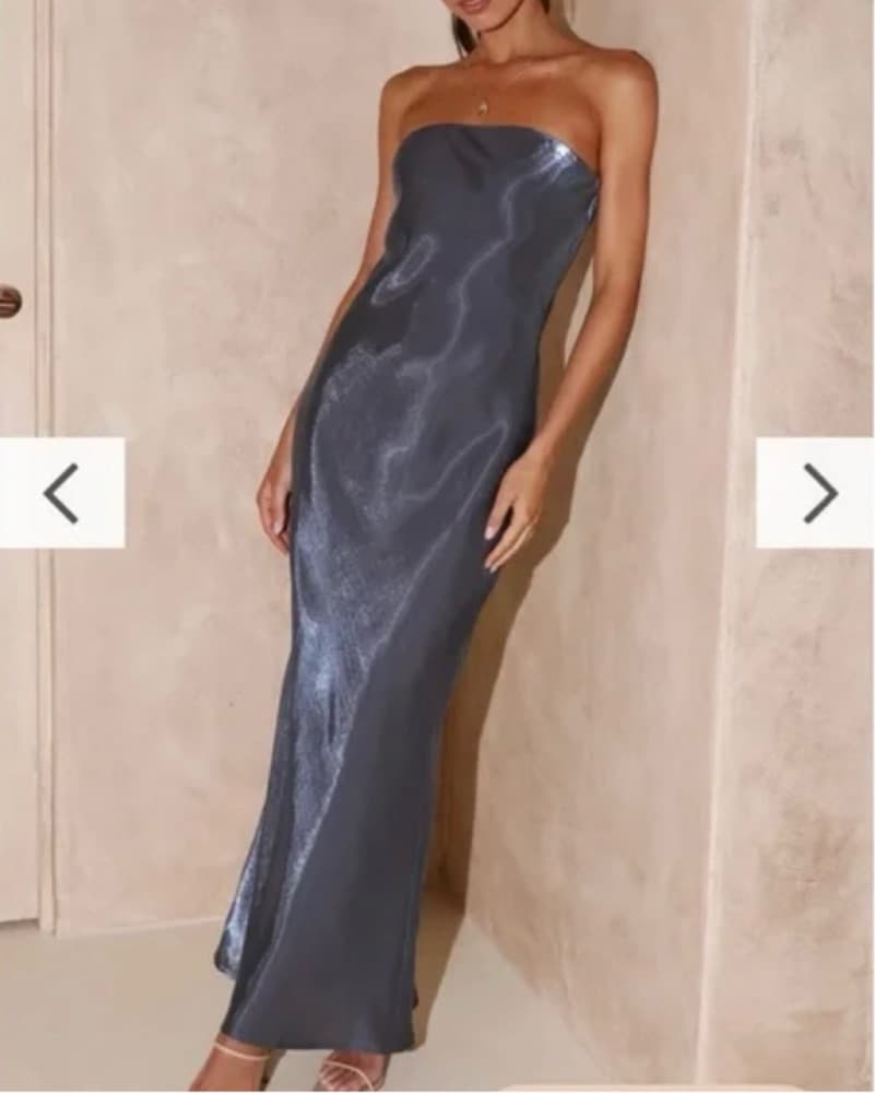 Blair Maxi Dress Midnight Blue  - Image 2