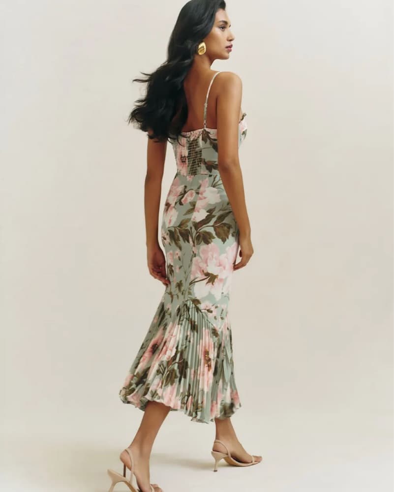 Green Reformation Aiko Dress - Image 3