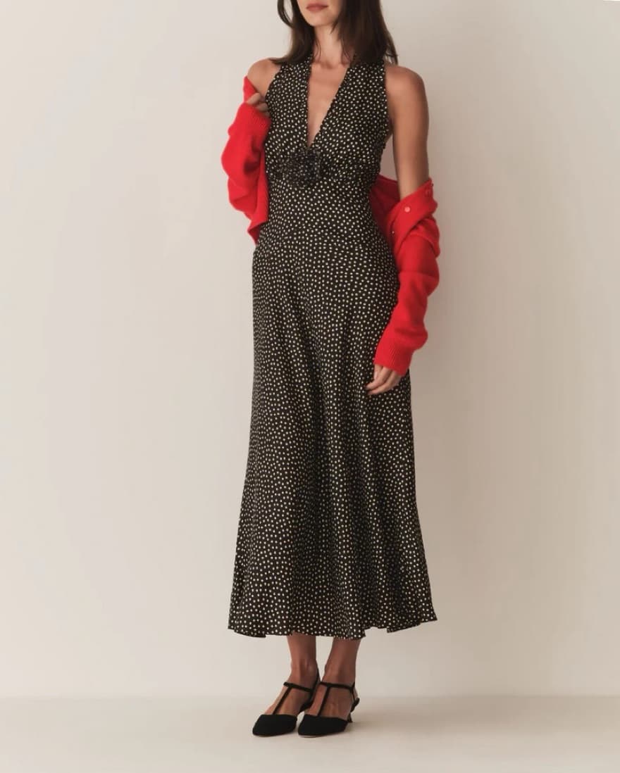 Doen Mazarin Polka Dot Dress - Image 1