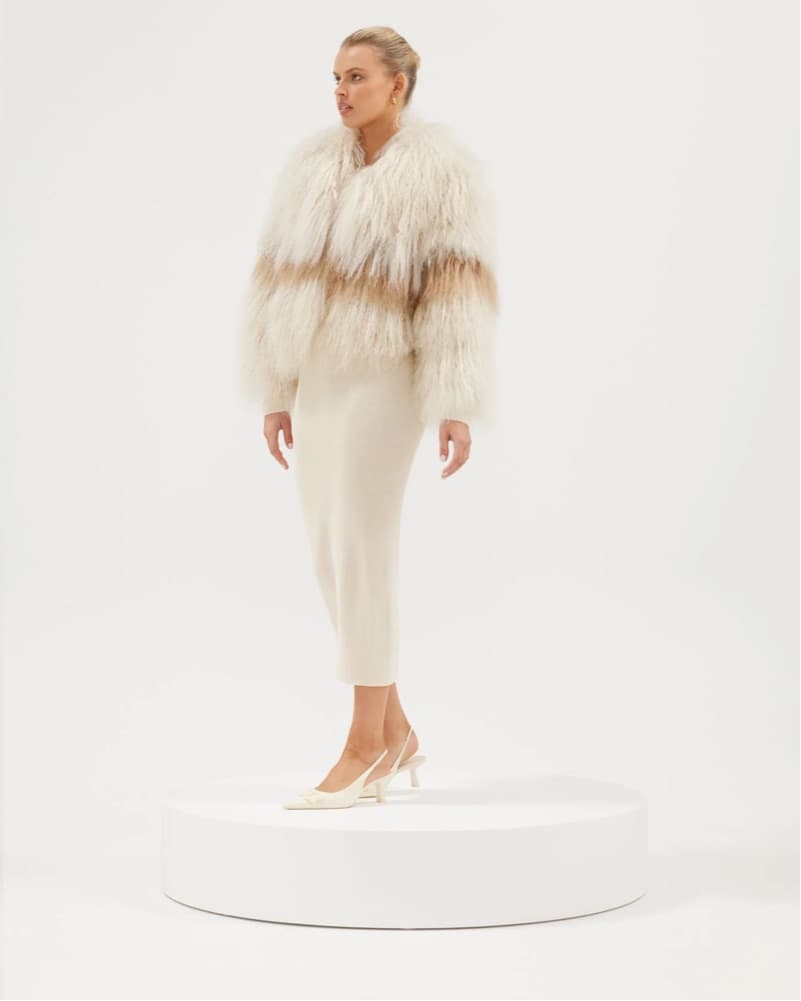 Georgina Jacket Oatmeal/Tan - S - Image 4