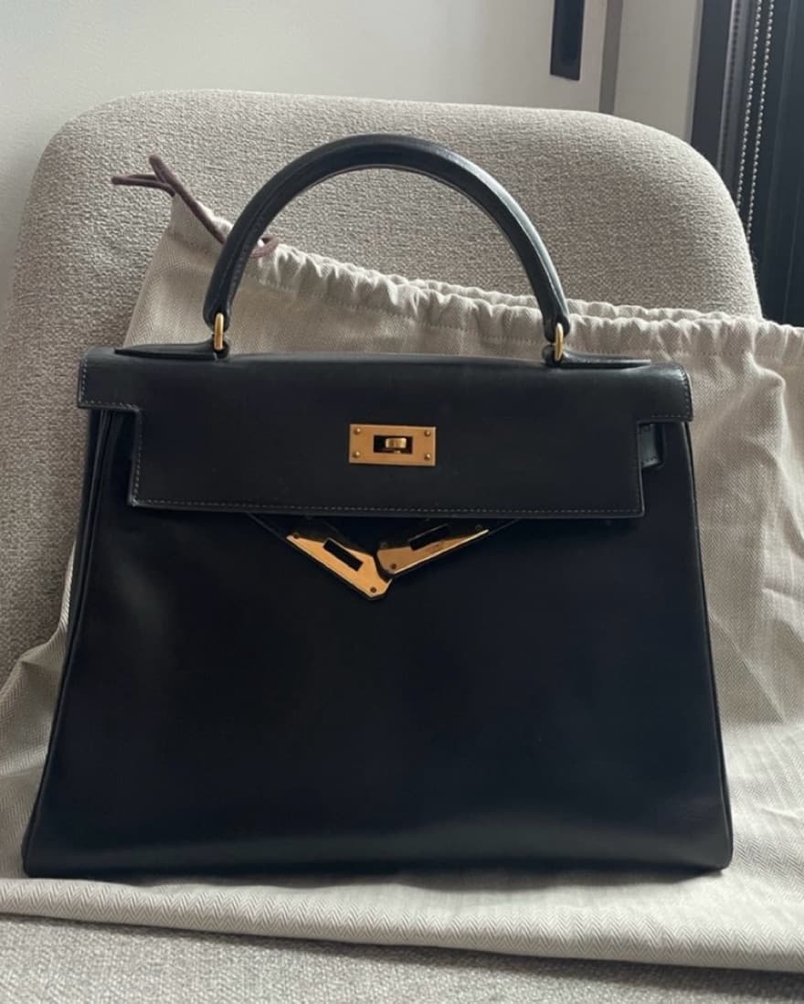 Vintage 70s Authentic Hermes Kelly 28 - Image 1