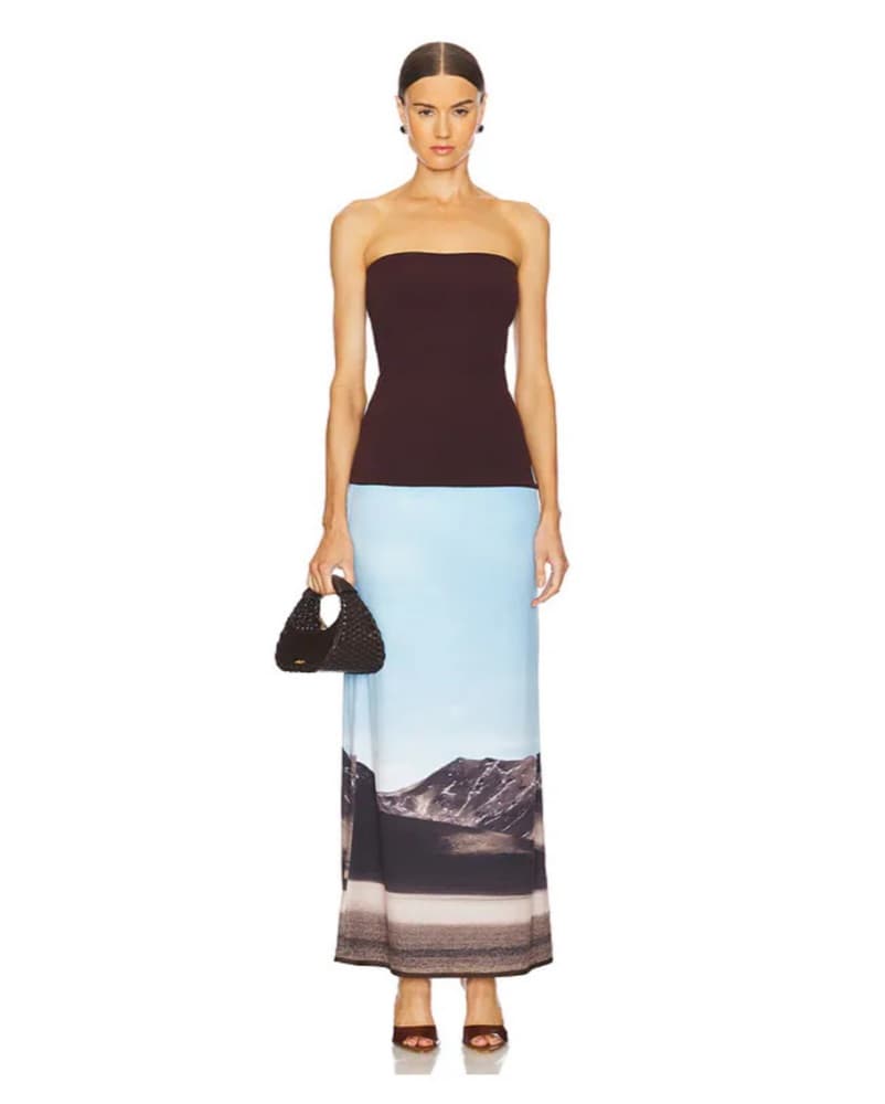 Aaizel Western Landscape Tube Dress - XS - Image 1