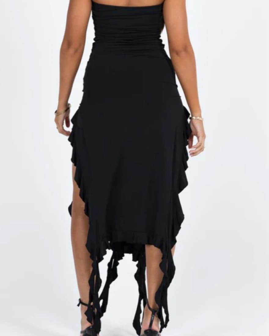 Lioness Black Maxi Dress - Image 2