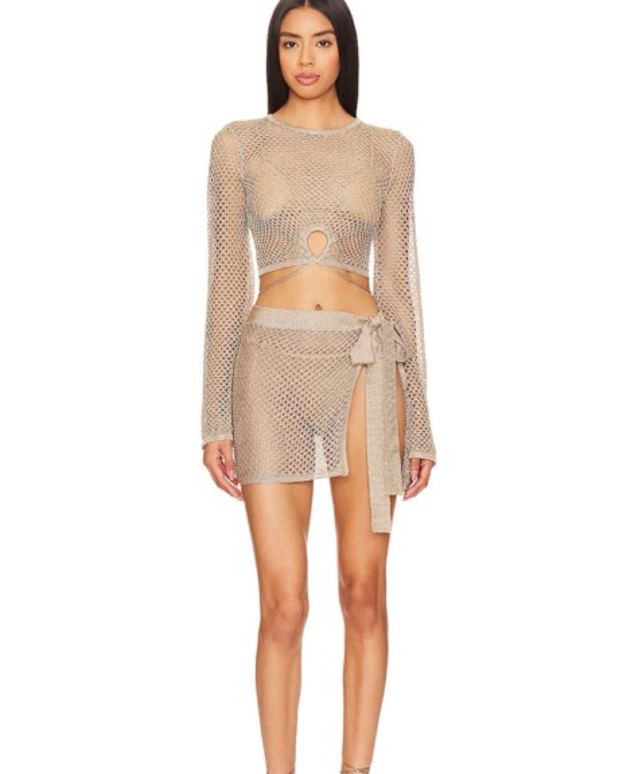 Gold Co/ord Cover Up Set - Image 3
